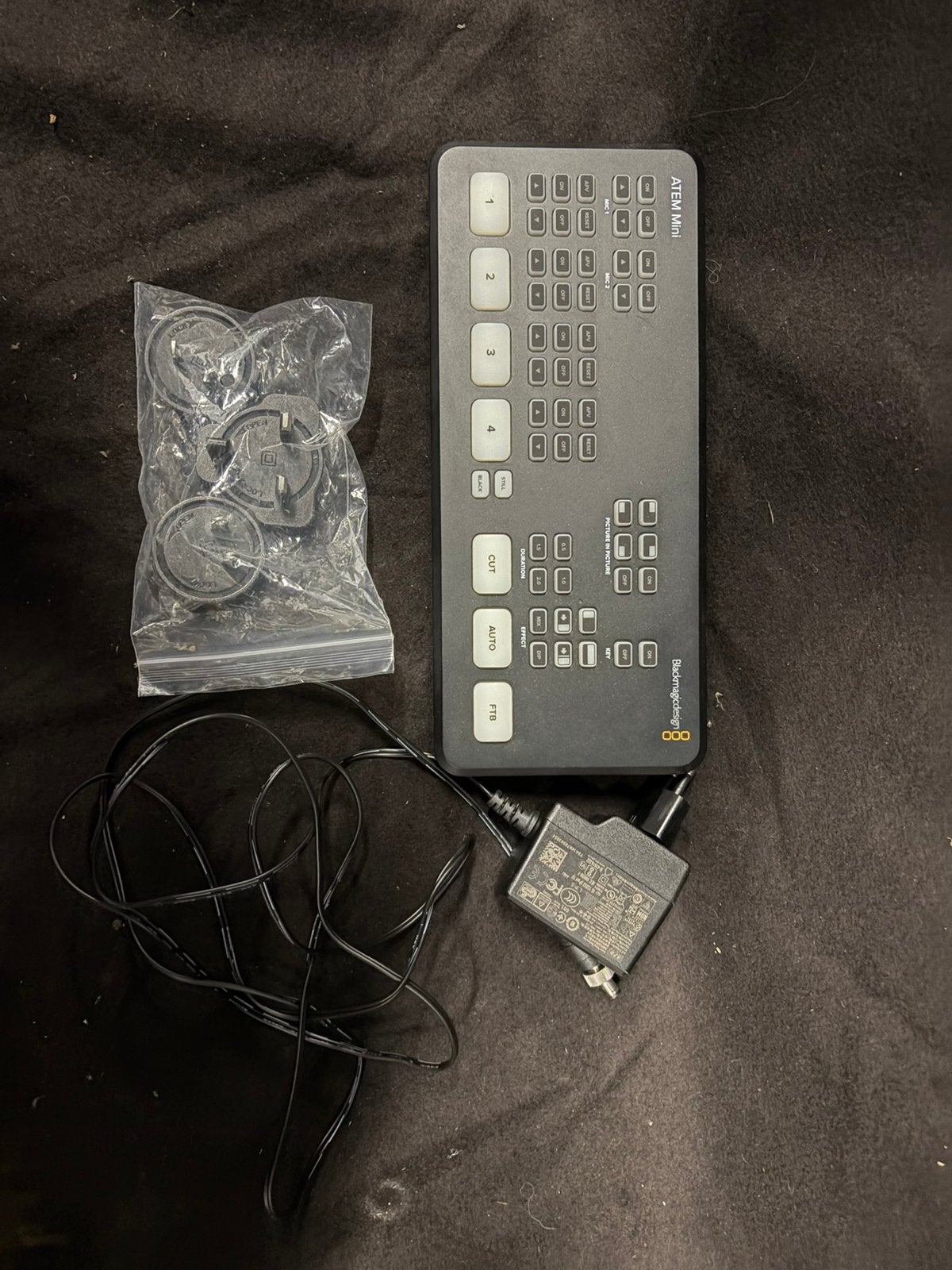ATEM mini, Ophalen, Gebruikt, Audio