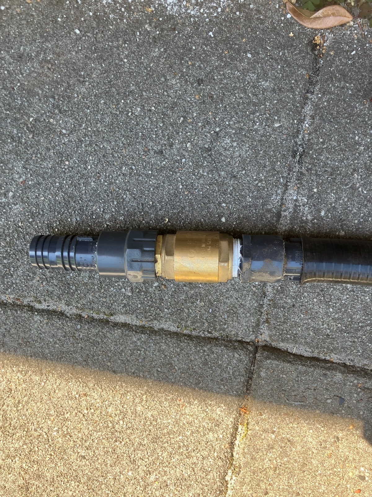Keerklep waterpomp tuin, Ophalen, Zo goed als nieuw