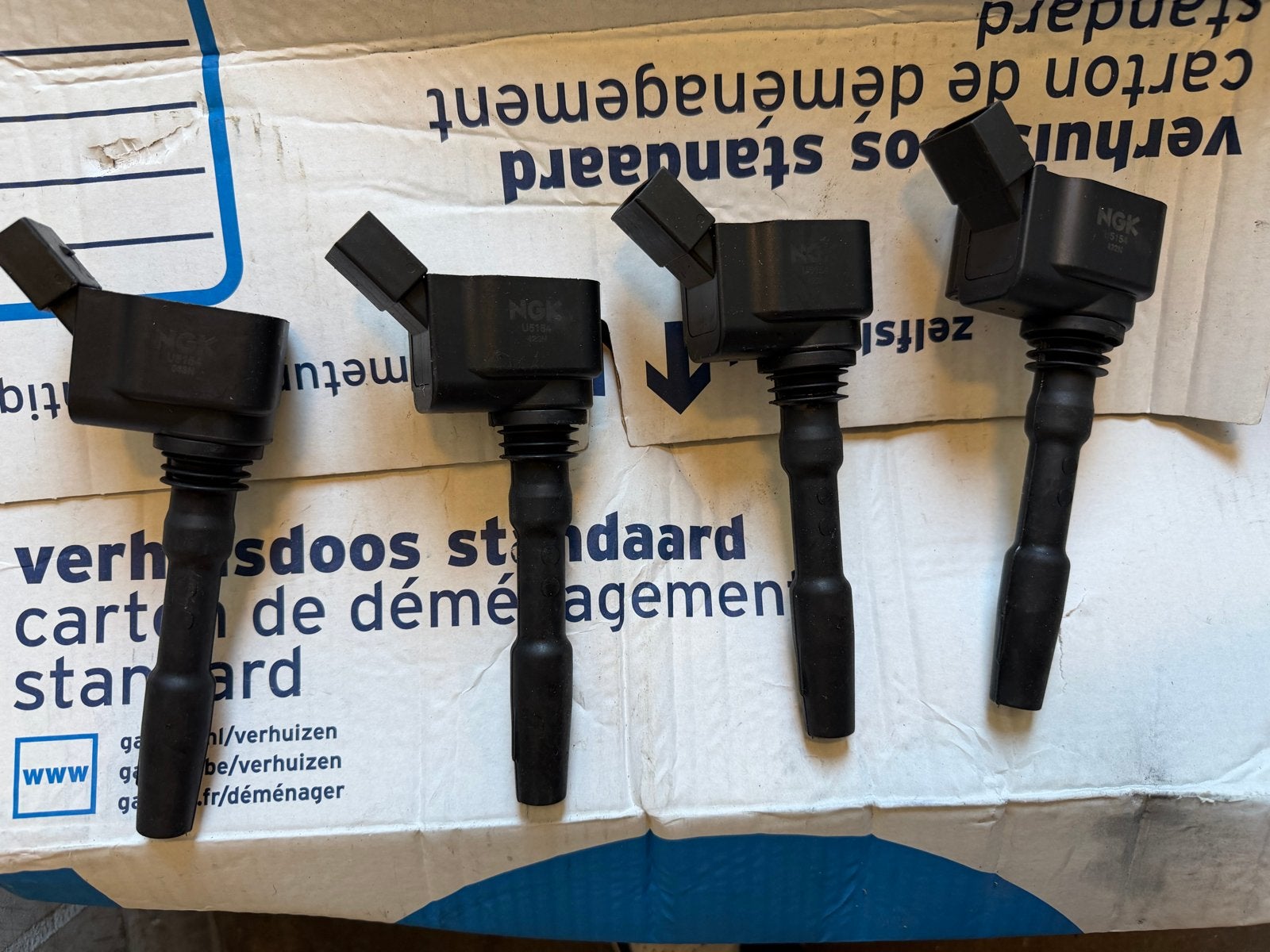 NGK Bobines VW Golf 7 GTI Performance 2016 - Set van 4, Auto-onderdelen, Ophalen of Verzenden, Gebruikt, Volkswagen