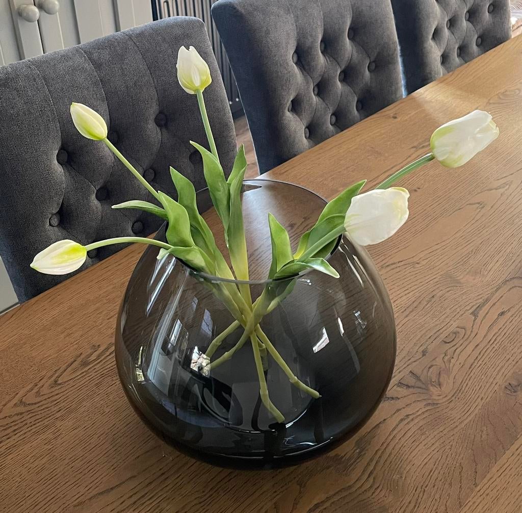 Kunst tulpen!, Overige kleuren, Ophalen of Verzenden, Minder dan 50 cm, Glas