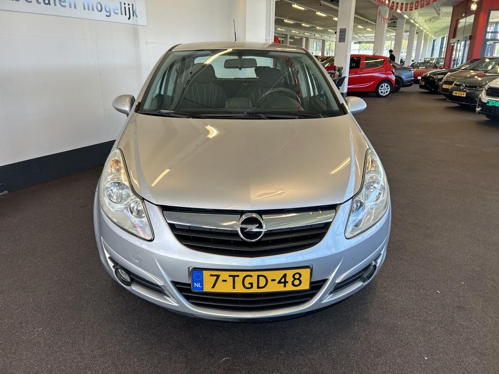 Opel Corsa 1.4-16V Cosmo | Cruise control | Airco | Radio/MP, Auto's, Voorwielaandrijving, Euro 5, Gebruikt, Zwart