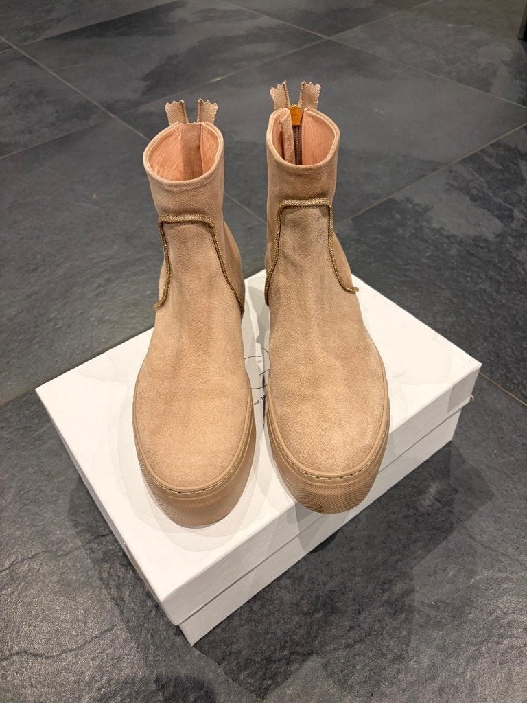 AGL enkellaarzen, Beige, AGL, Lage of Enkellaarzen, Ophalen of Verzenden