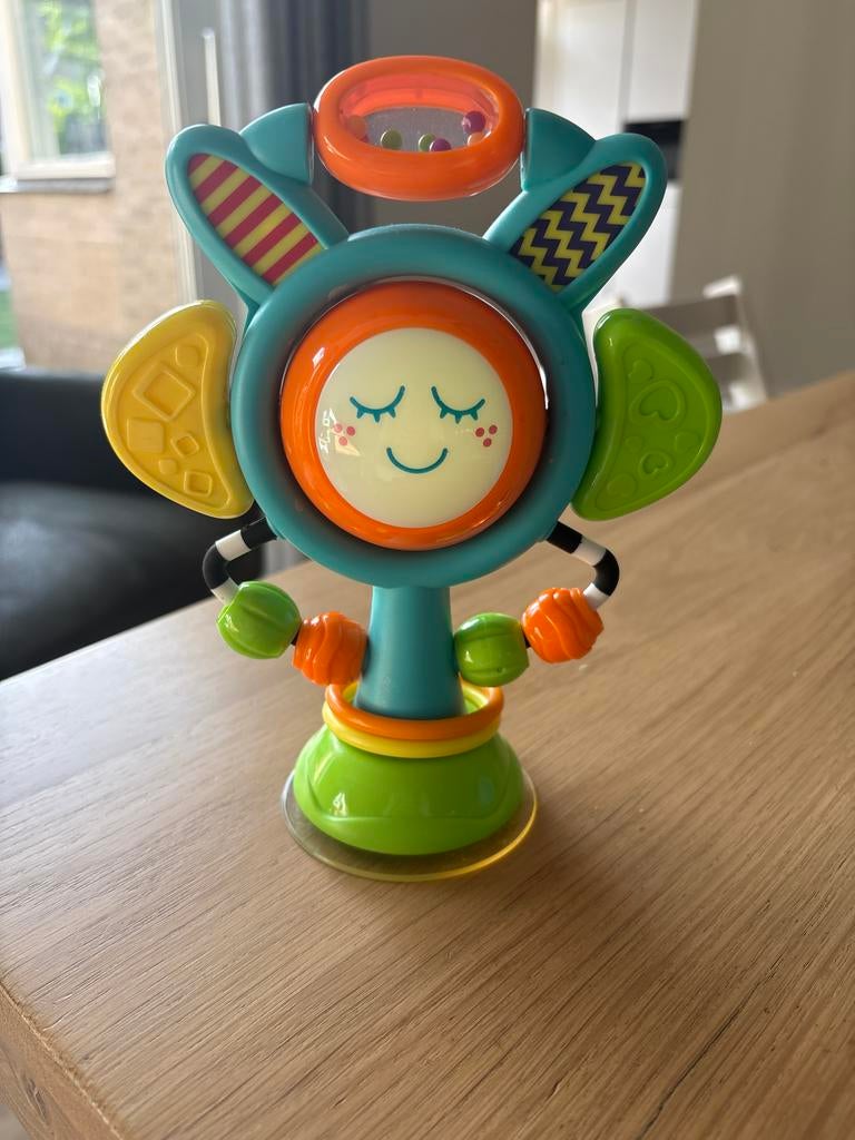 Vrolijke rammelaar met zuignap voor baby's, Ophalen, Zo goed als nieuw