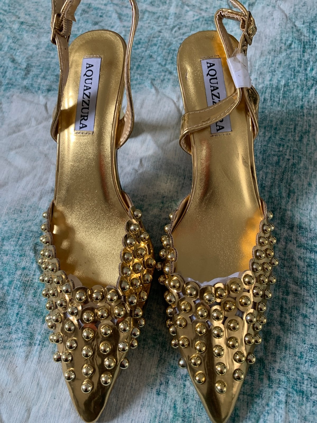 Nieuwe AQUAZZURA ketting hakken voor dames - Maat 40, Kleding | Dames, Schoenen, Ophalen of Verzenden, Nieuw, Overige kleuren