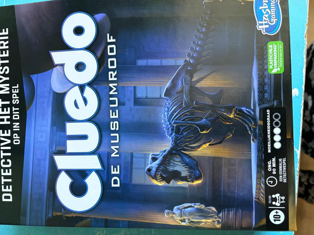 Cluedo De Museumroof - Detective Het Mysterie, Een of twee spelers, Ophalen of Verzenden, Nieuw