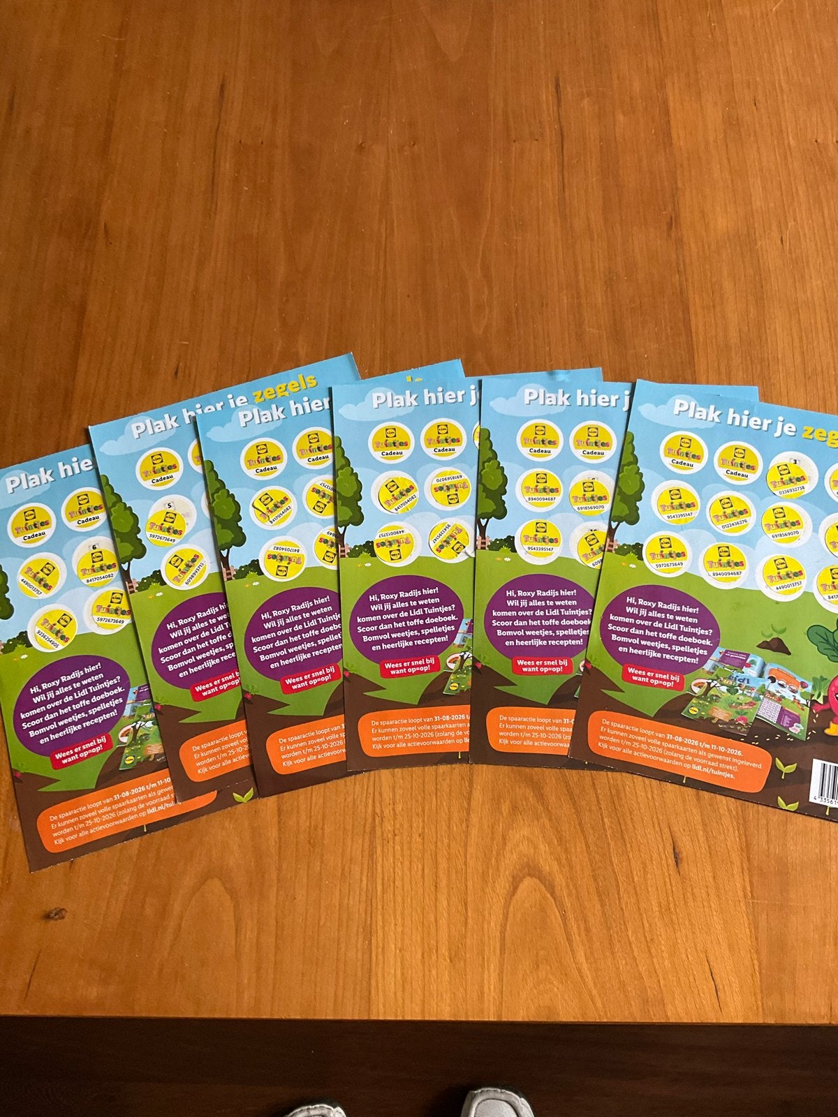 Lidl Tuintjes spaarkaarten - Complete set, Lidl, Ophalen of Verzenden