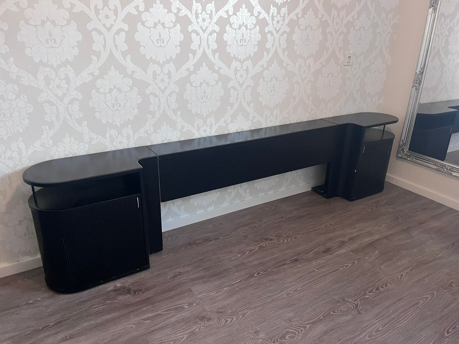 Nachtkastje ombouw Auping zwart, Ophalen, Gebruikt, Minder dan 45 cm, Minder dan 55 cm