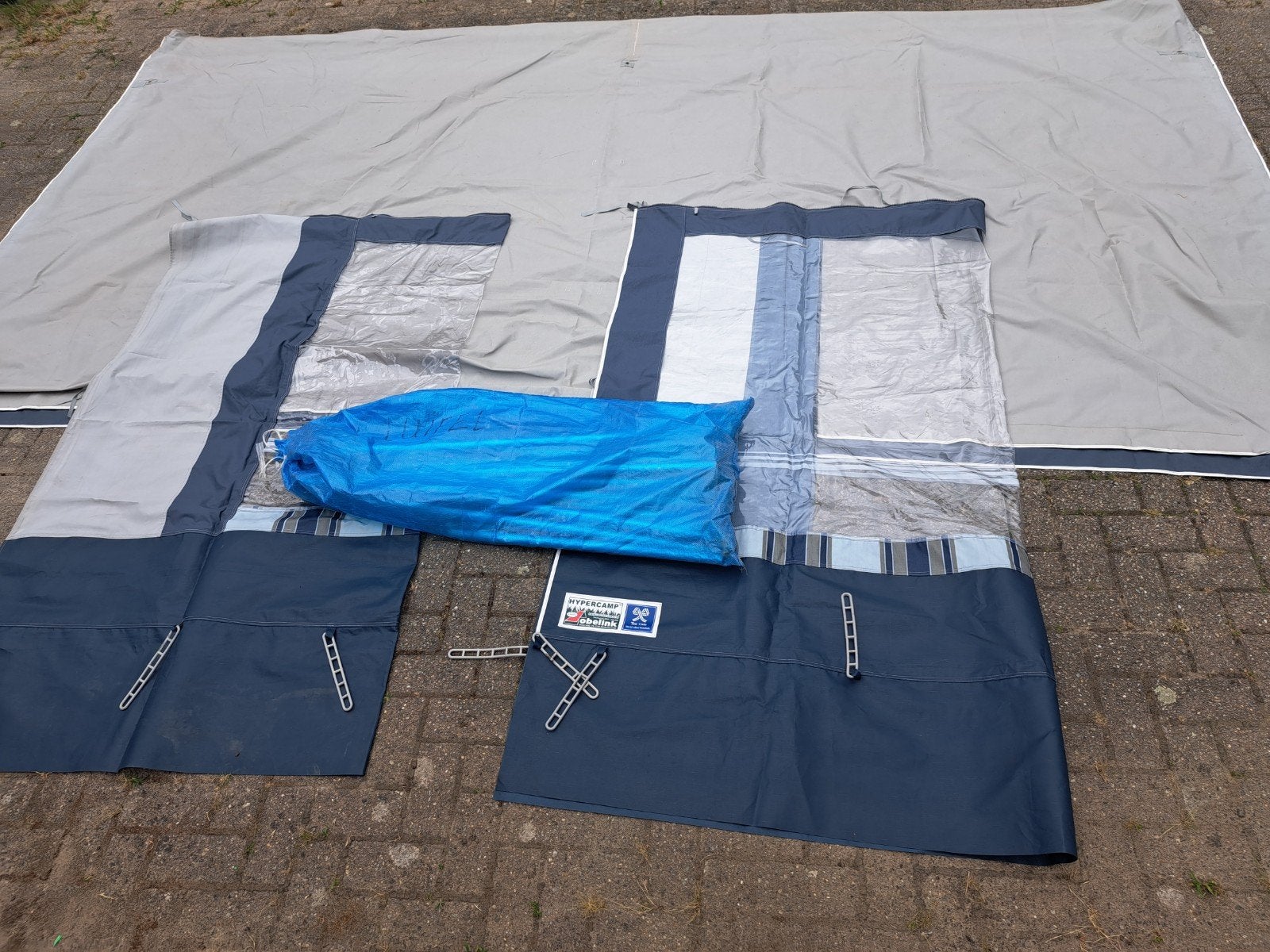 Hypercamp luifel maat 10 met aluminium frame, Ophalen, Gebruikt, Ten Cate All Season 240g/m2, Overige merken