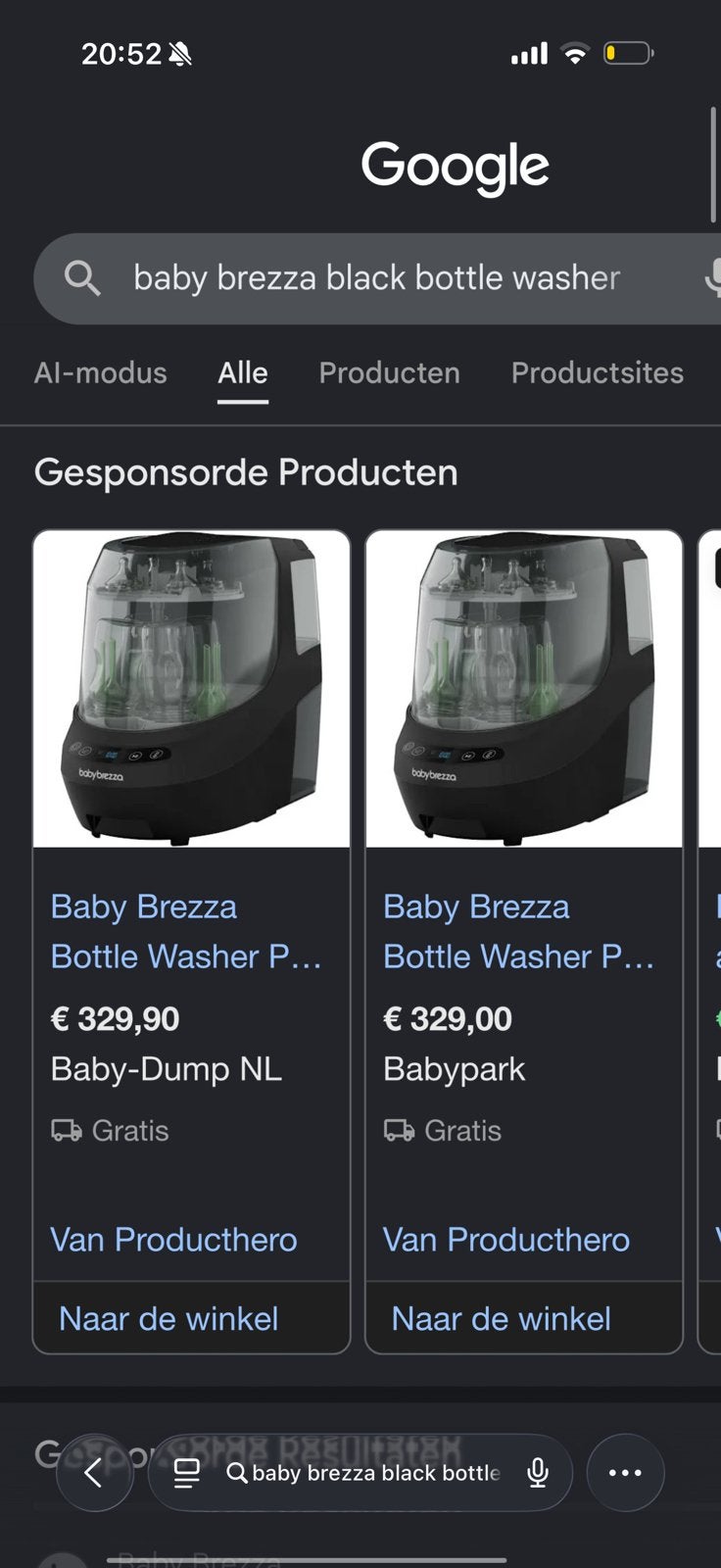 Baby Brezza bottle washer black zwart, Kinderen en Baby's, Sterilisator, Zo goed als nieuw, Baby Brezza, Ophalen