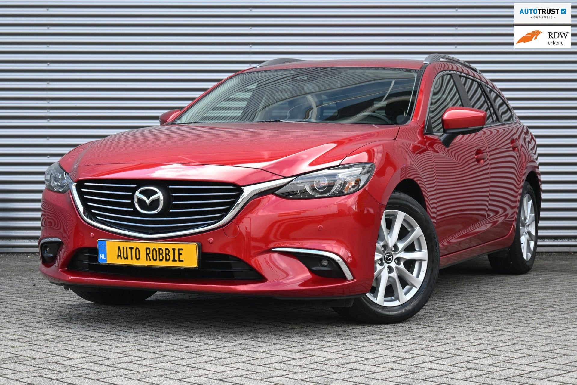 Mazda 6 Sportbreak 2.0 165-PK, Airco, Ecc, Cruise, Navi, Lmv, Auto's, Voorwielaandrijving, Stof, Gebruikt, 4 cilinders
