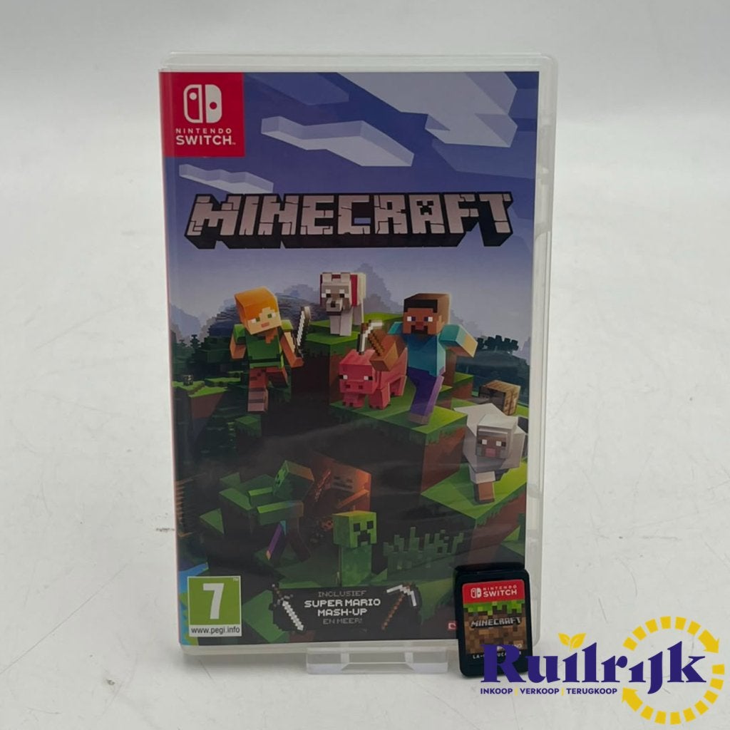 Minecraft - Nintendo switch game, Nintendo, Zo goed als nieuw, Support@nintendo.com, 11-1 Hokotate-cho, Kamitoba, Minami-ku
Kyoto 601-8501
Japan