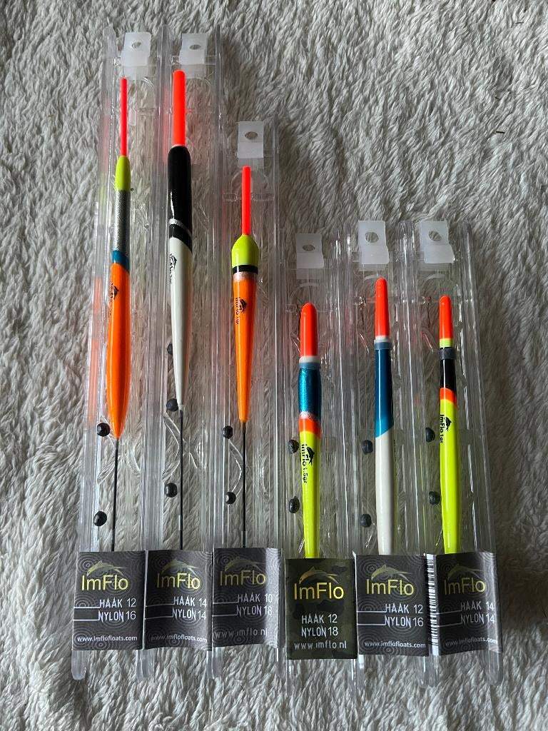 adv 343 / NIEUW mixset 6 dobbertuigjes IMFLO, Ophalen of Verzenden, Nieuw, Dobber of Lood