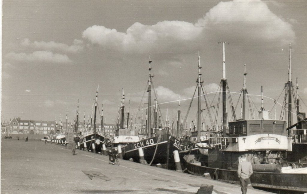 Scheveningen foto Haven jaren 60, 1960 tot 1980, Verzenden, Foto, Zo goed als nieuw