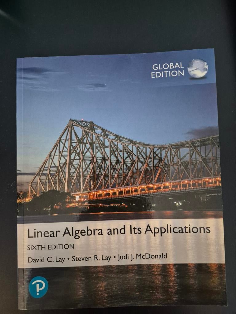 Linear Algebra and its Applications 6de editie, Ophalen of Verzenden, David c. lay, Beta, WO