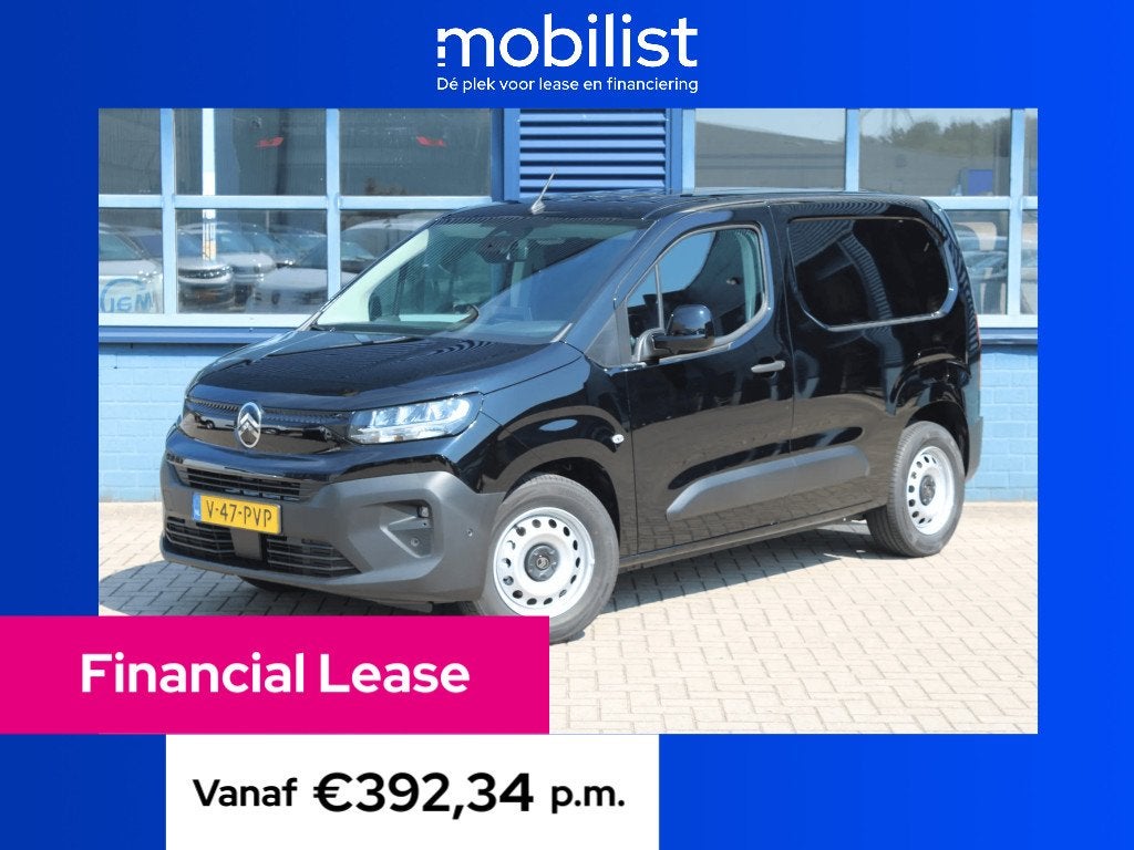 Citroën E-Berlingo 50 kWh (bj 2026, automaat), 136 pk, Overige carrosserieën, Zwart, Origineel Nederlands