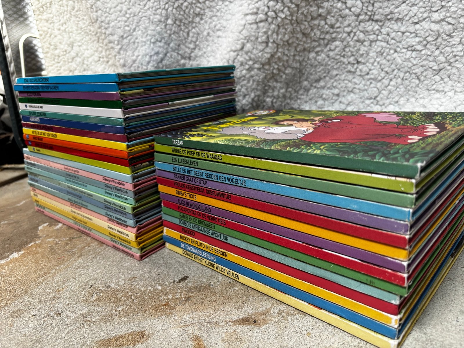Grote collectie Walt Disney boeken: Donald Duck, Bambi, Tarz, Ophalen of Verzenden, Gelezen, Sprookjes