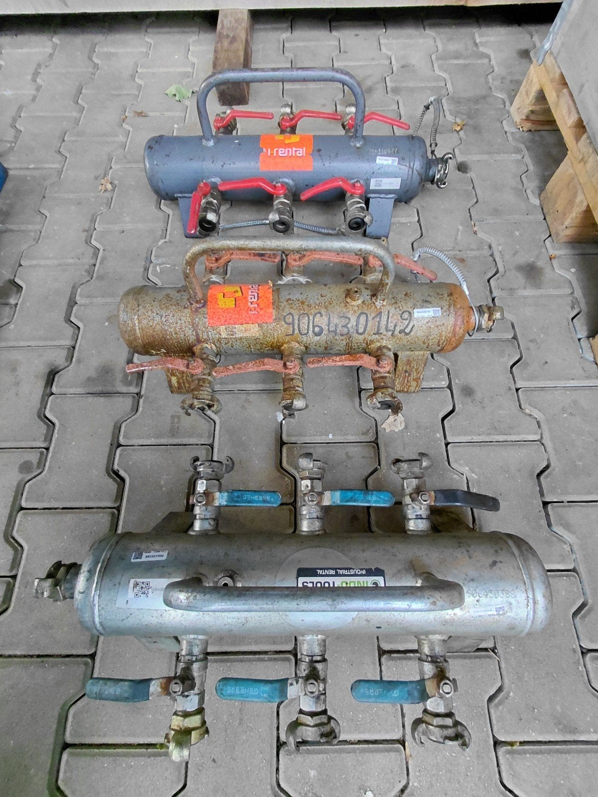 perslucht verdeler 6 aansluitingen. verdeelblok., 100 liter of meer, Ophalen, Minder dan 200 liter/min