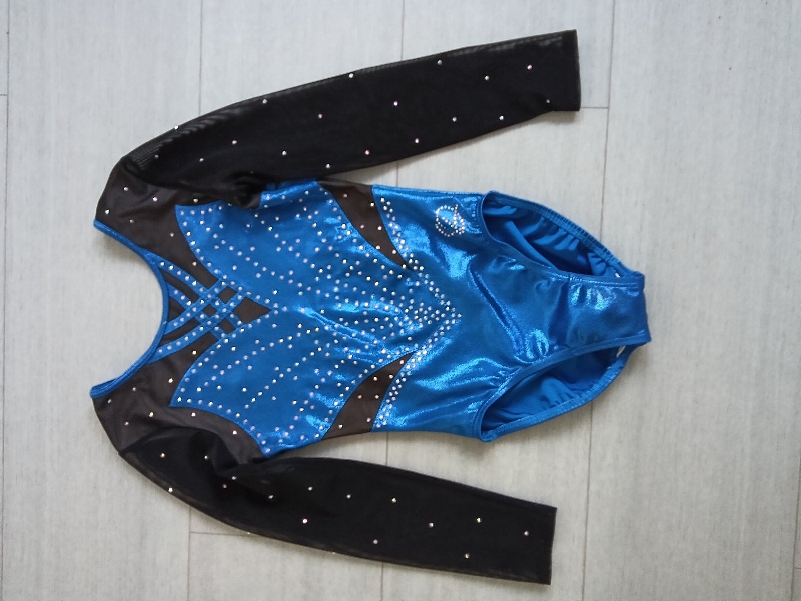 Turnpak ASM Sparkle and dream, Blauw, Ophalen of Verzenden, Zo goed als nieuw, Turnpak(je)