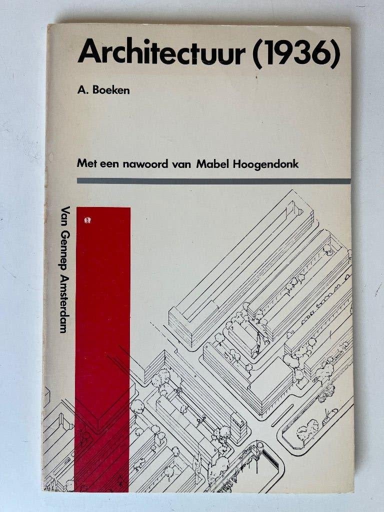Architectuur 1936 - Alfred Boeken, Boeken, Ophalen of Verzenden, Gelezen, Architectuur algemeen, A. Boeke