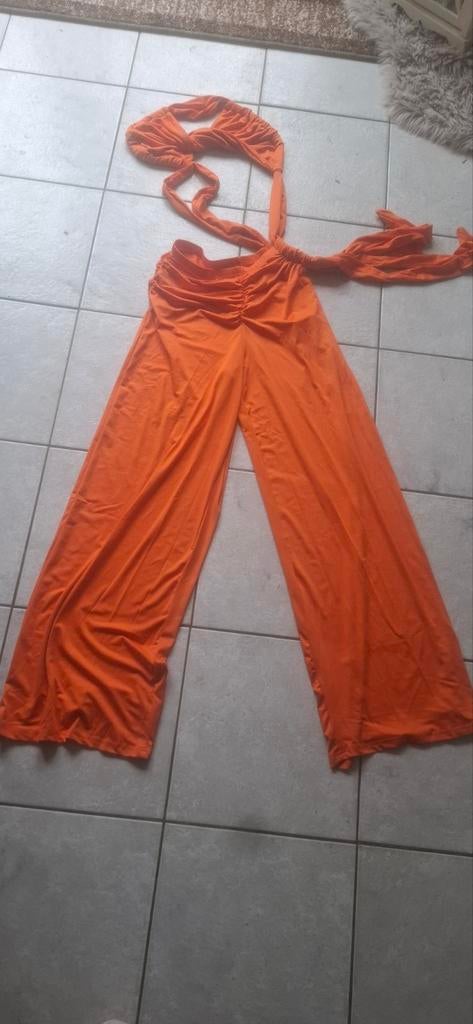 Nieuw Oranje Dames Broekpak/Jumpsuit Maat L, Ophalen of Verzenden, Nieuw, Maat 42/44 (L), Oranje