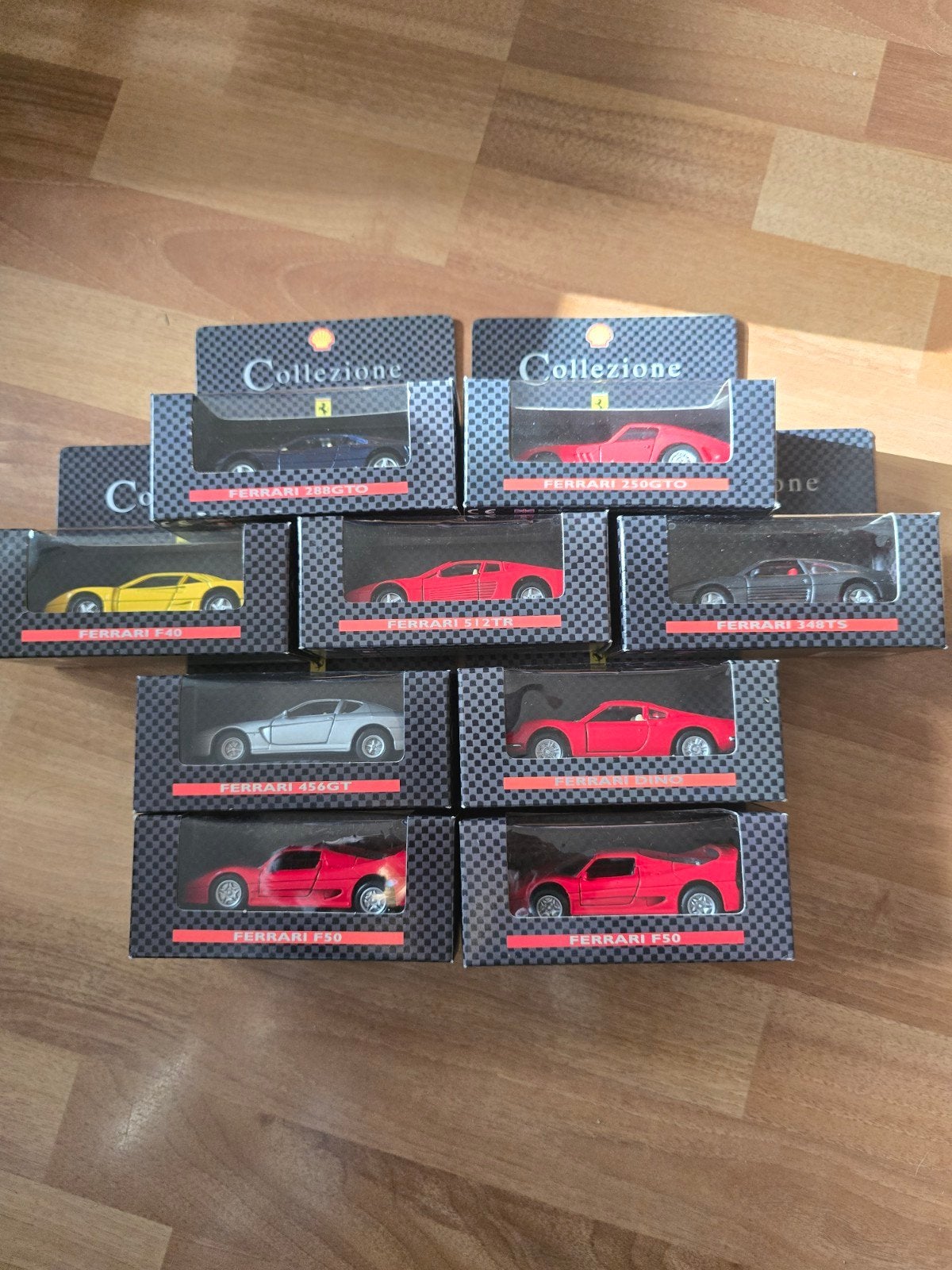 Shell Collezione Ferrari – complete collectie + extra F50, Ophalen of Verzenden, Nieuw, Auto, Overige merken