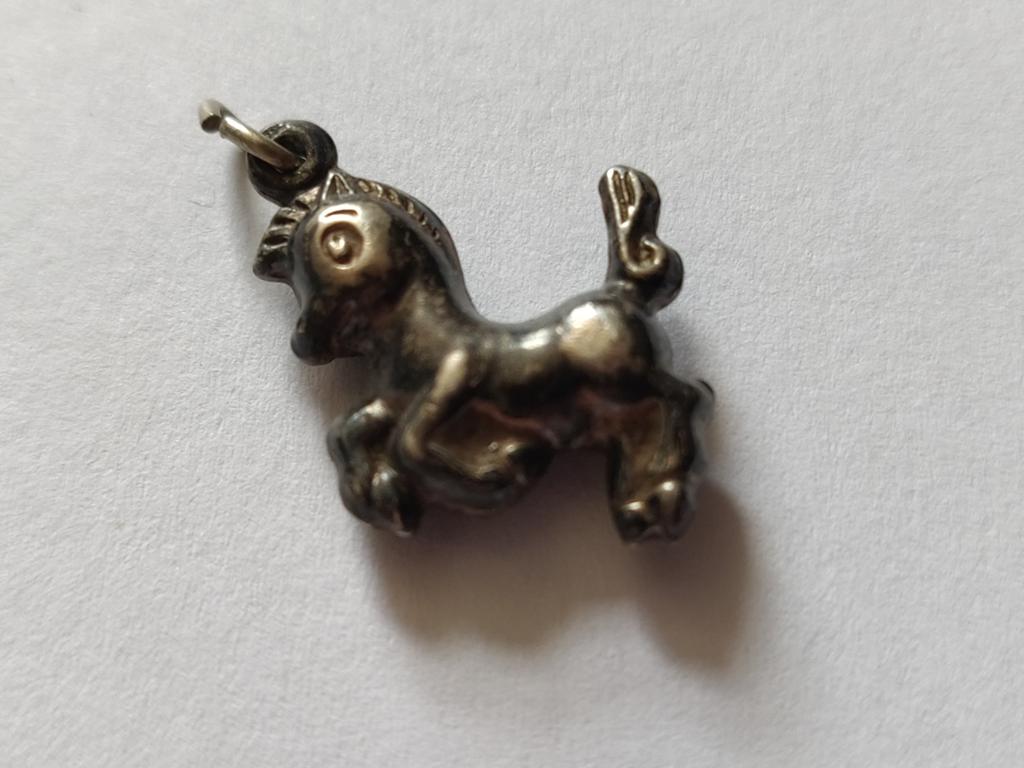 T159 Bedel Paard Zilver, Antiek en Kunst, Ophalen of Verzenden