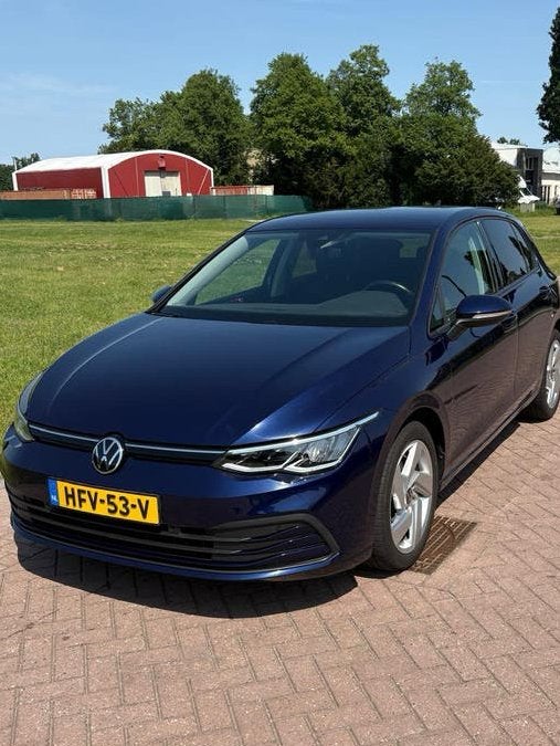 Volkswagen Golf 8  TSI slechts 60.000 km, Auto's, Voorwielaandrijving, 1160 kg, Stof, Blauw