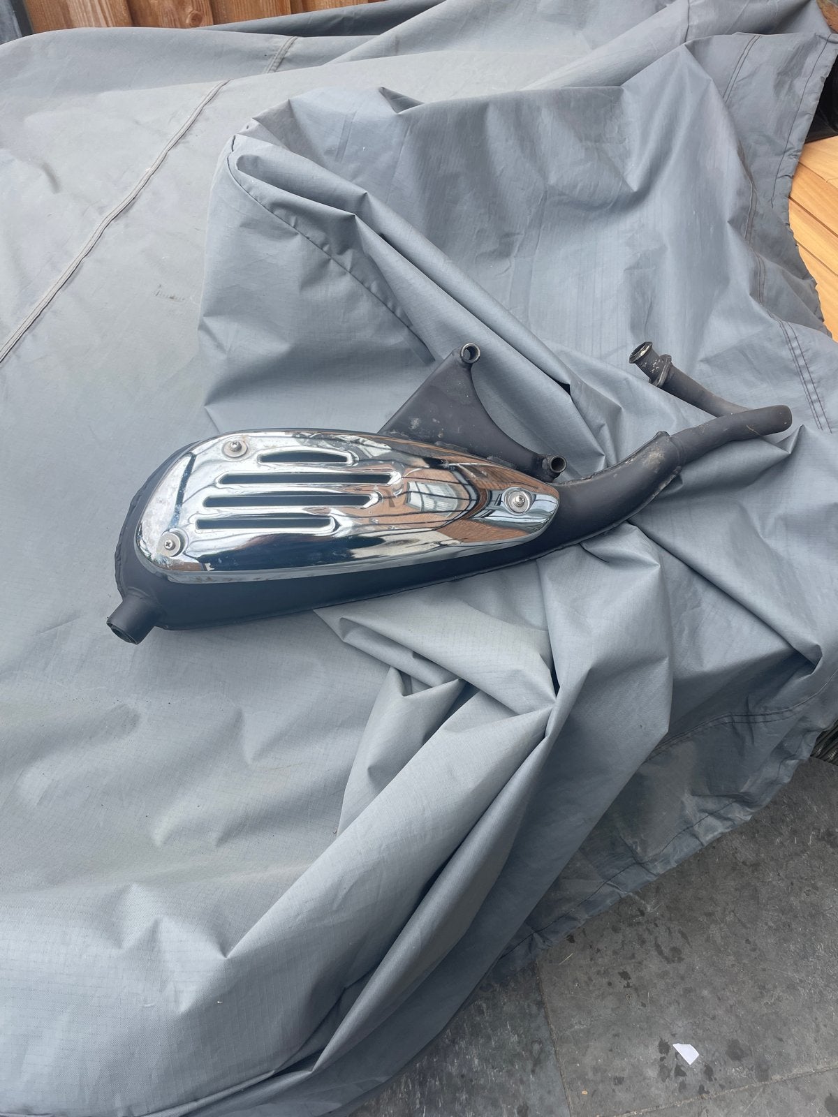 Vespa 2takt uitlaat onbegrensd, Ophalen of Verzenden, Gebruikt, Uitlaat, Overige merken