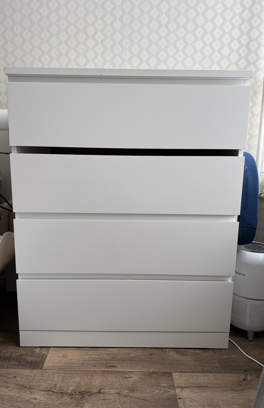 Ikea Malm kast, Gebruikt, 3 of 4 laden, Minder dan 100 cm, 25 tot 50 cm