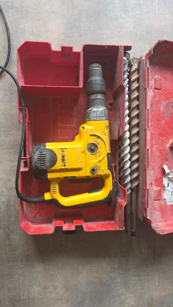 DeWalt D25600K Boorhamer met borenset, Ophalen, Gebruikt, Boor- en/of Breekhamer