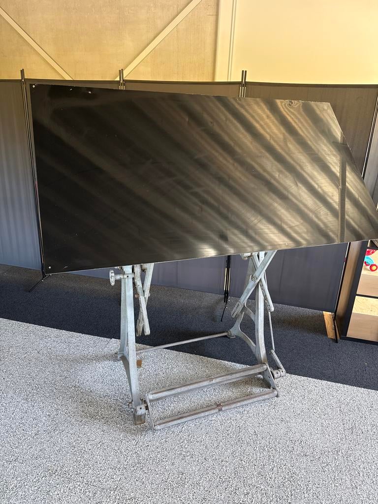 Vintage Tekentafel met Contragewicht - Libra, Doe-het-zelf en Verbouw, Tekentafels, Ophalen of Verzenden, Gebruikt, 150 tot 170 cm