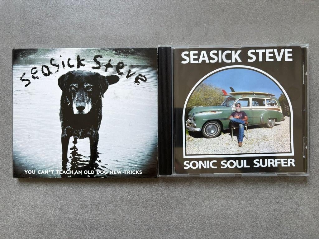 Seasick Steve 3x- I Started Out, SonicSoul Surfer& Teach Dog, Ophalen of Verzenden, Zo goed als nieuw, Poprock