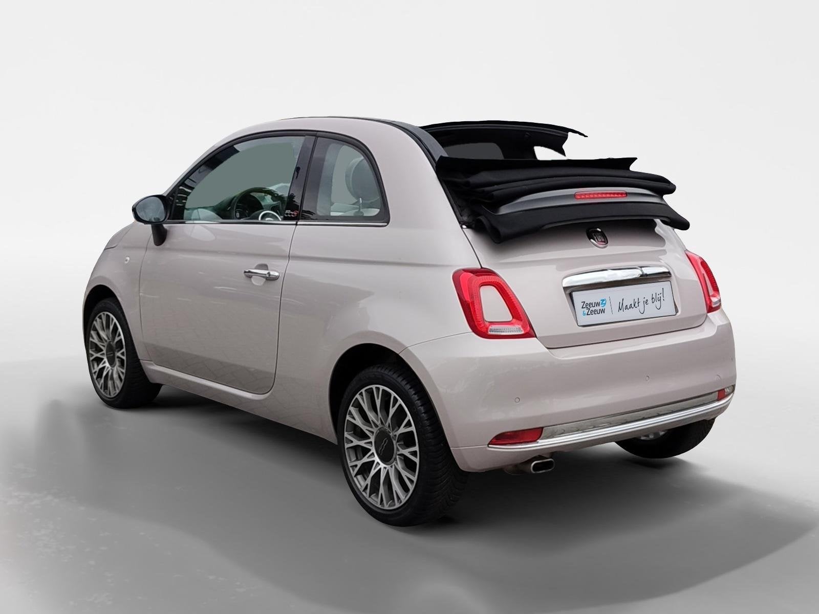 Fiat 500 1.2 Star Cabriolet! Navigatie, Airco Etc! Super moo, Auto's, Voorwielaandrijving, 12 maanden, Stof, Gebruikt