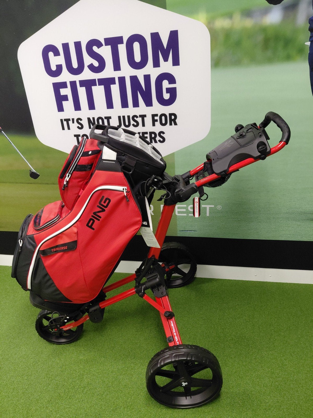 Ping Traverse Cartbag & Fastfold Square Trolley, Ophalen of Verzenden, Nieuw, Tas, Ping