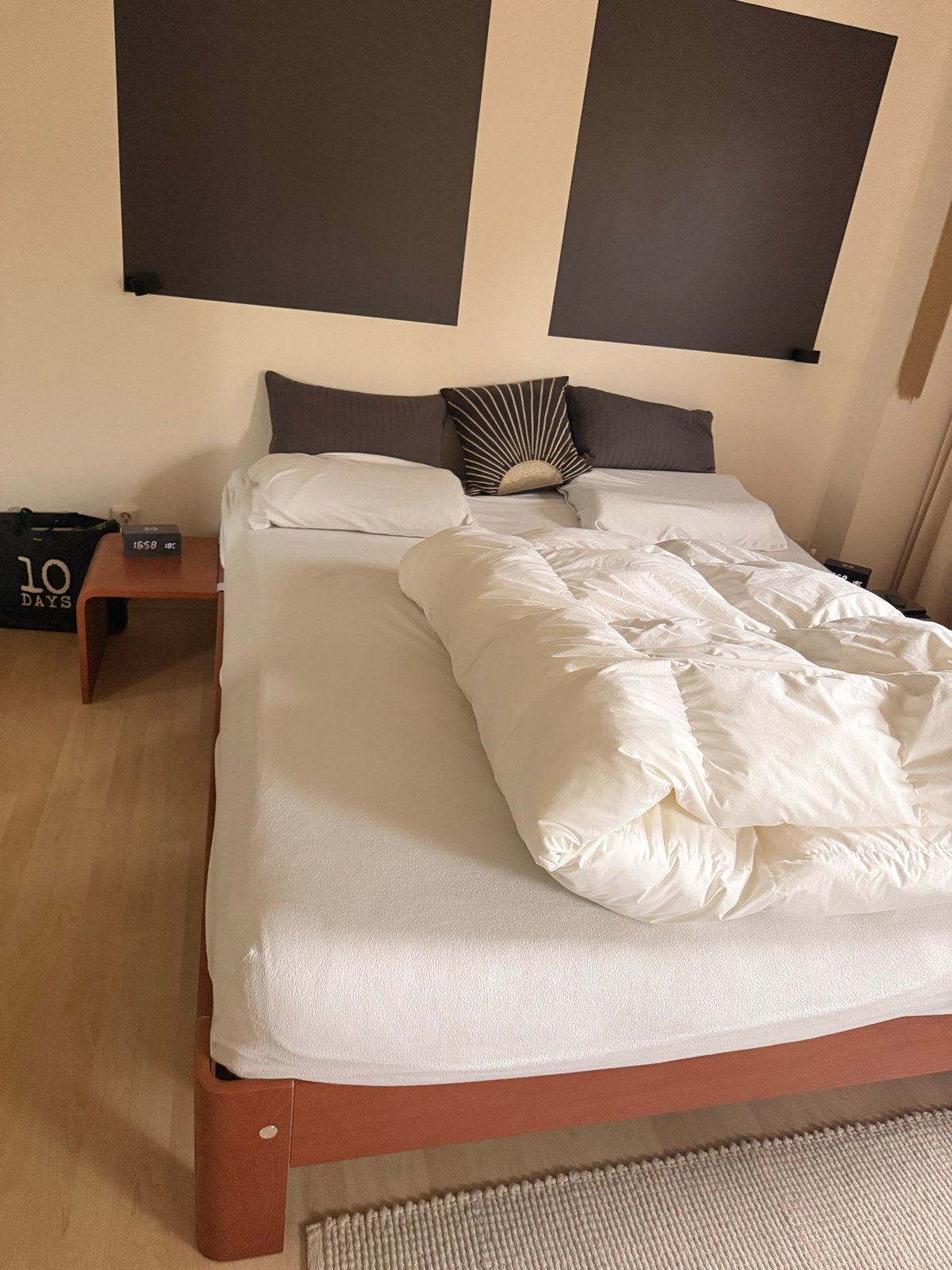 Auping Auronde bed 180x210 cm, 210 cm, Tweepersoons, Ophalen of Verzenden, 180 cm
