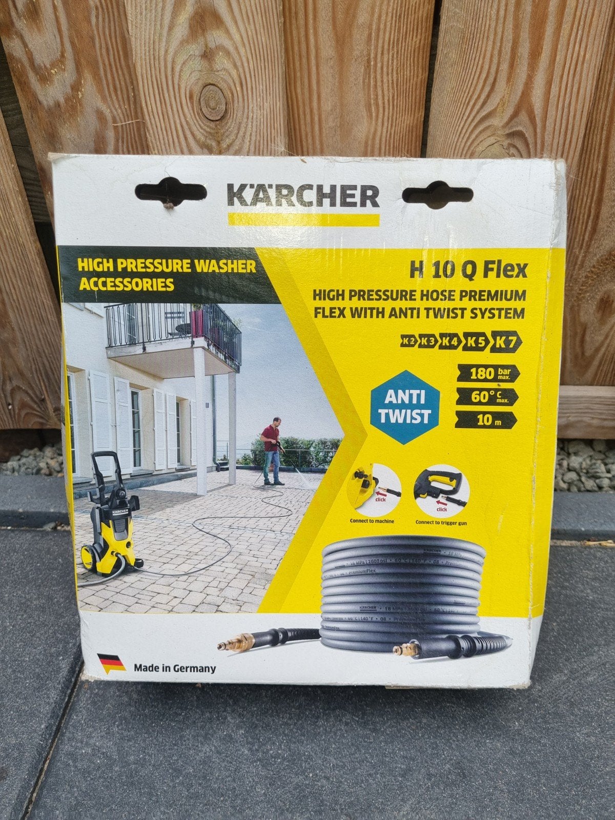 Kärcher H 10 Q Flex hogedrukslang met anti-twist systeem, Ophalen of Verzenden, Nieuw, Kärcher