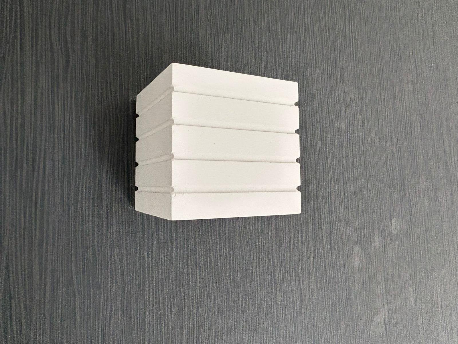 8x witte wandlampen, Ophalen, Gebruikt
