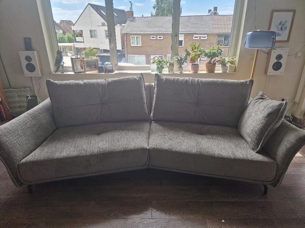 Loungebank Albi Henders en Hazel, Ophalen, Zo goed als nieuw, Rechte bank, Stof