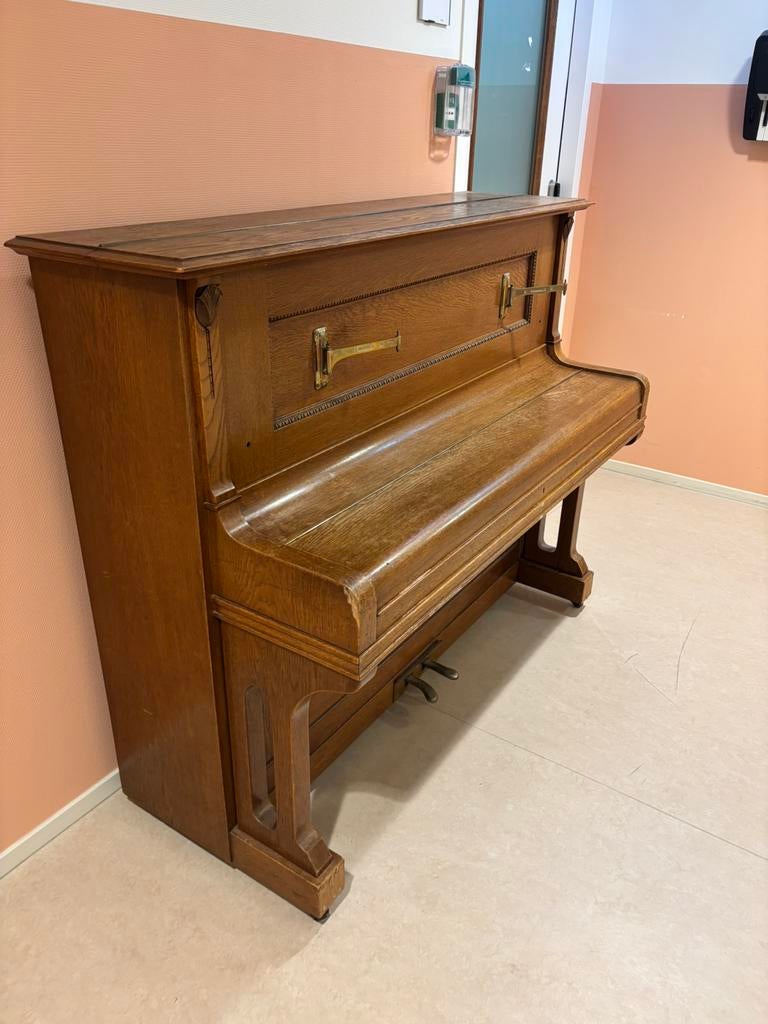 Berdux München piano, Muziek en Instrumenten, Ophalen, Gebruikt, Bruin, Piano