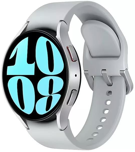 Samsung galaxy watch 6 44mm 4G LTE zilver grijs, Ophalen of Verzenden, Zo goed als nieuw, Waterdicht, Grijs
