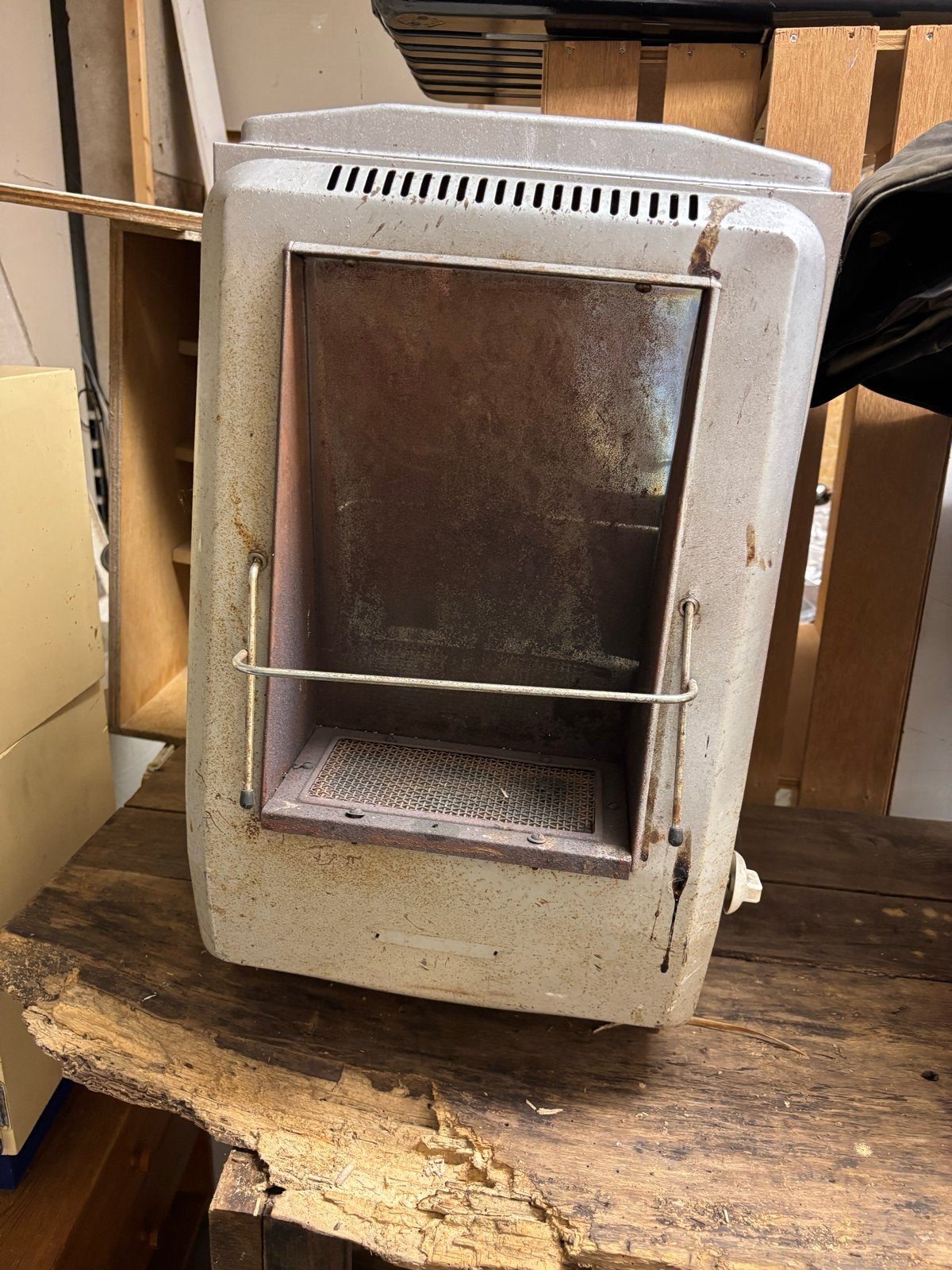 Oude gaskachel - Gevelkachel - Vintage kachel, Ophalen, Gebruikt, Gas, Gevelkachel