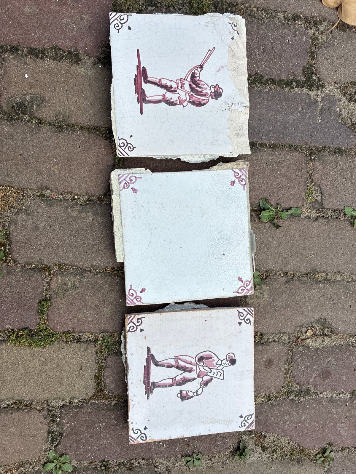Oude Nederlandse wandtegels 13x13cm, Antiek en Kunst, Ophalen