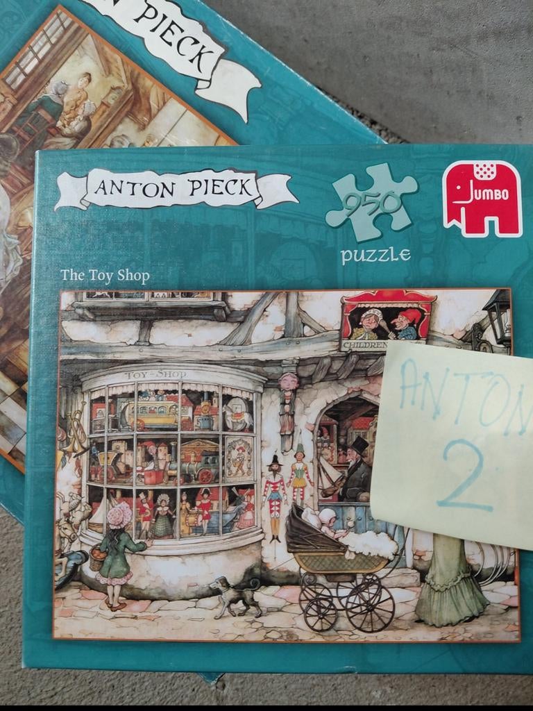 Anton Pieck Puzzels - 950 en 2x1000 stukjes, Ophalen of Verzenden, 500 t/m 1500 stukjes, Gebruikt, Legpuzzel