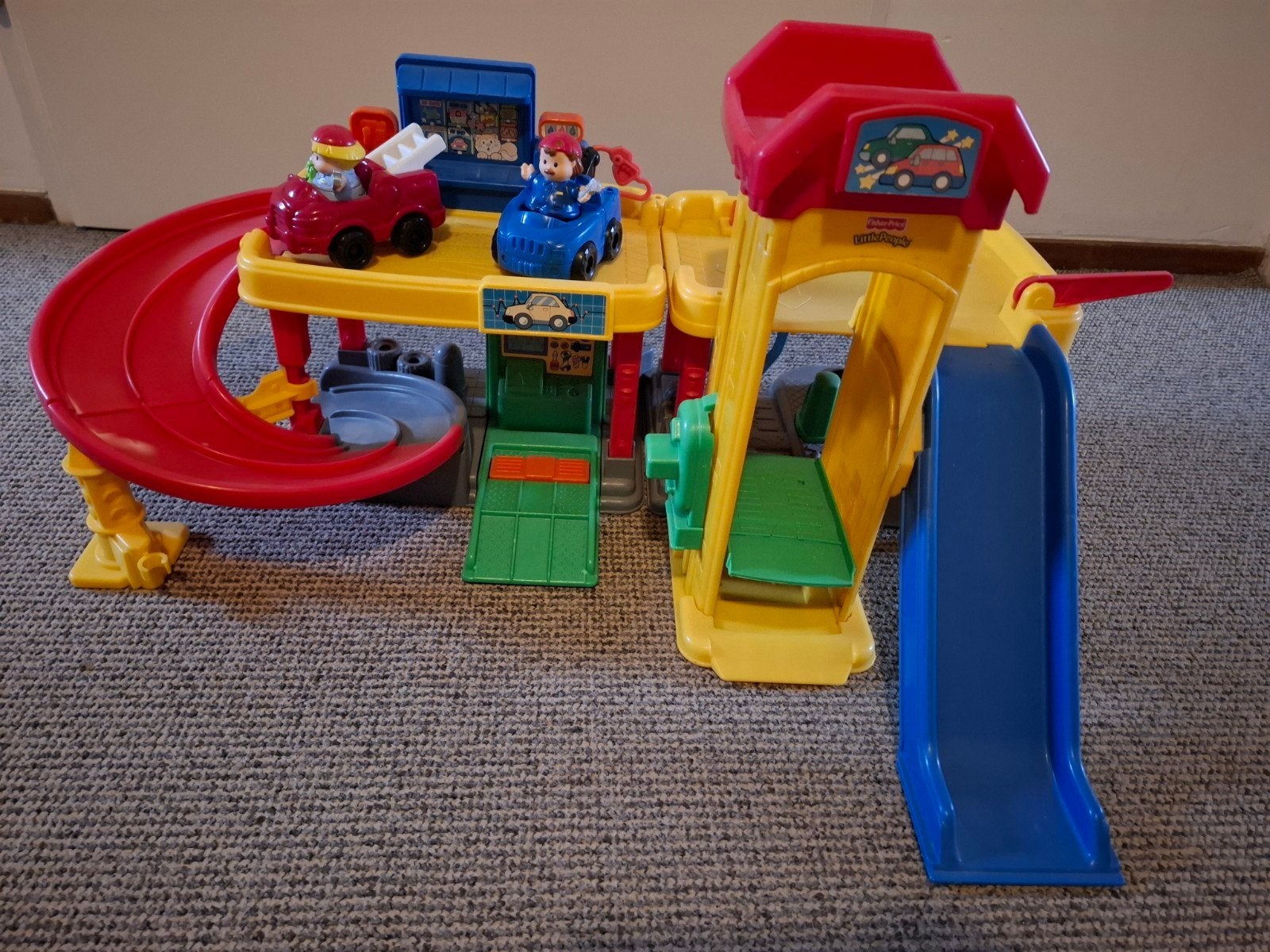 Fisher-Price Little People Garage met auto's, Ophalen, Gebruikt, Jongen of Meisje