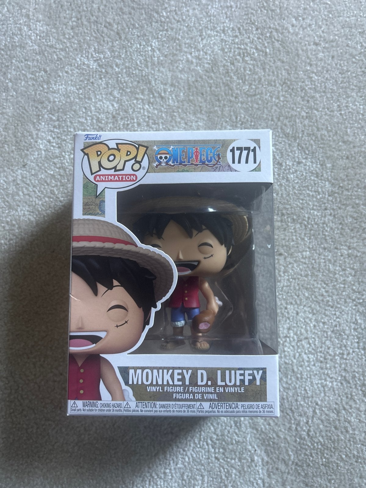 Funko Pop! Animation One Piece Monkey D. Luffy Figuur #1771, Verzamelen, Poppetjes en Figuurtjes, Ophalen, Nieuw