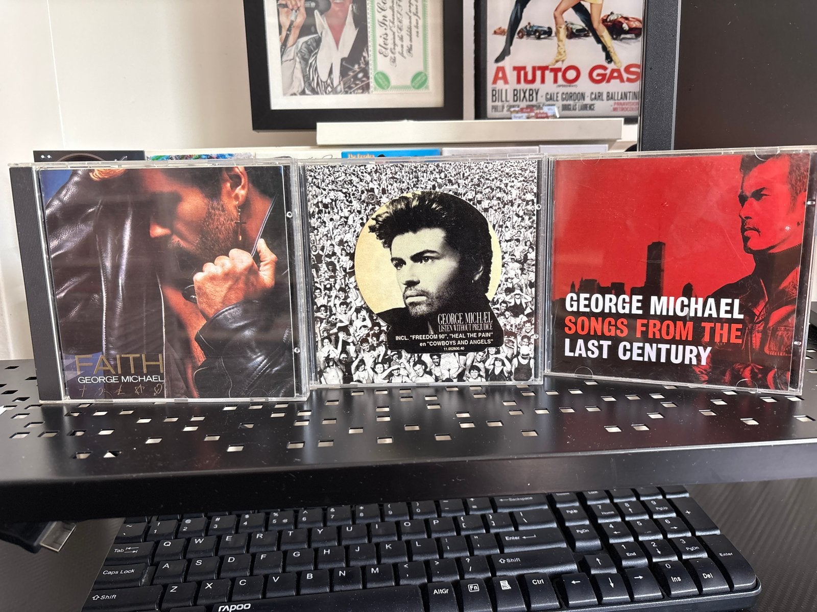 George Michael CD's: Faith, Listen Without Prejudice, Songs, Pop, Ophalen of Verzenden, Zo goed als nieuw, Inclusief doosje