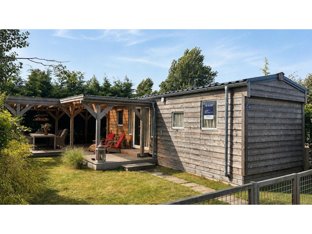 Chalet te koop in Hippolytushoef, Noord-Holland! R#52R, Caravans en Kamperen, Tot en met 2
