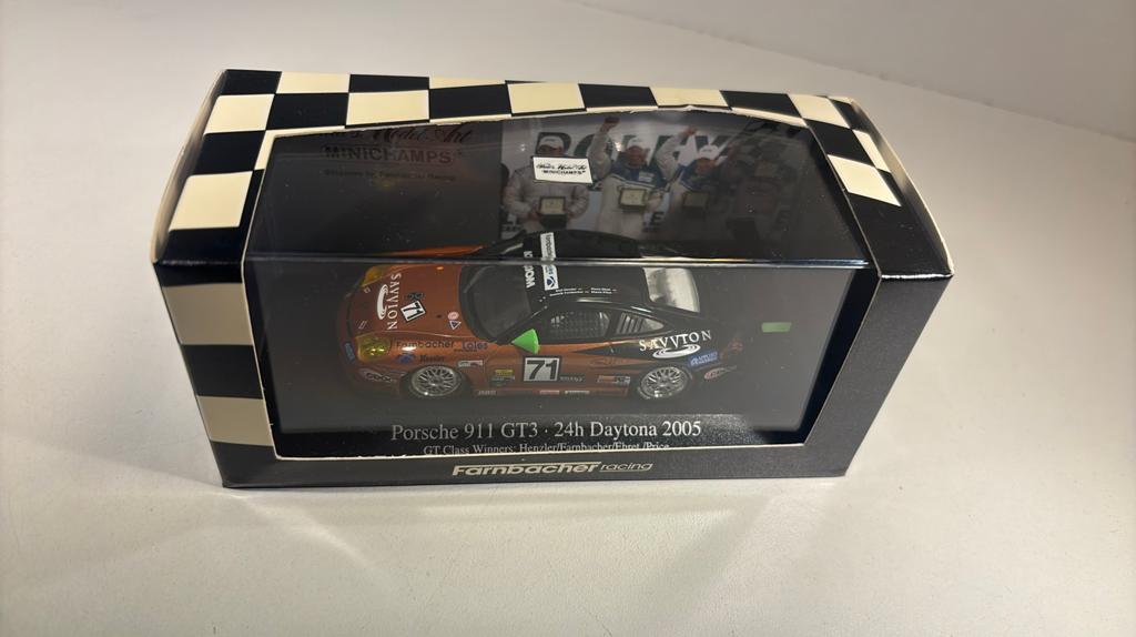 Porsche 911 gt3 daytona 2005 minichamps 1.43, Auto, Ophalen of Verzenden, MiniChamps, A