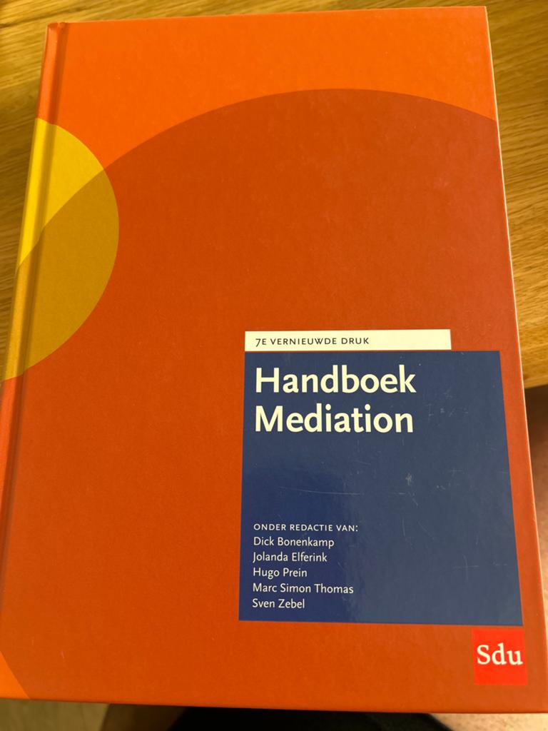 Handboek Mediation - 7e vernieuwde druk (Zo goed als nieuw), Boeken, Studieboeken en Cursussen, Ophalen of Verzenden, Gamma, Zo goed als nieuw