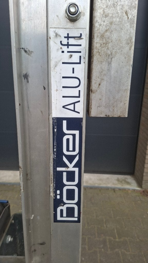Bocker LCM  Alu-Lift platenlift Materiaallift montagelift, Ophalen, ., Zo goed als nieuw, .